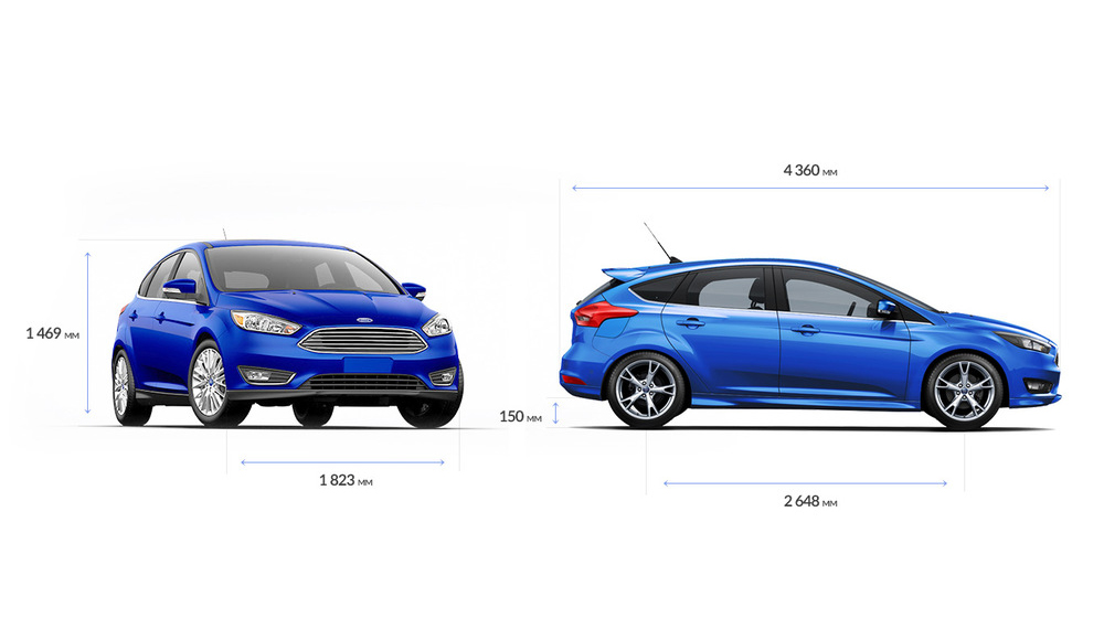 Какой максимальный объём двигателя у Ford Focus ST?