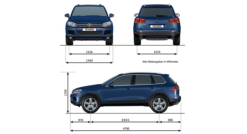 Технические характеристики Фольксваген Туарег 2023-2024