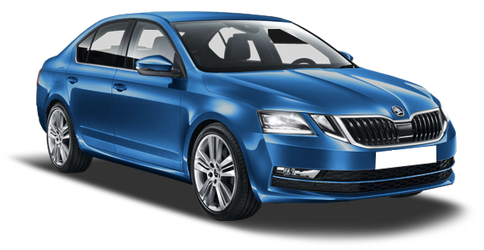 Skoda Octavia 2019 Reef Blue (синий металлик)