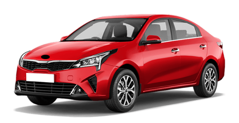Kia Rio Fiery Red