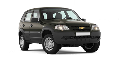 Chevrolet Niva Зелено-коричневый металлик «Графит»