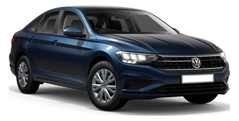 Volkswagen Jetta Голубой 