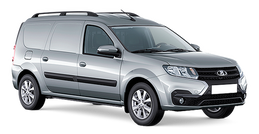 Lada Largus фургон Серебристый 