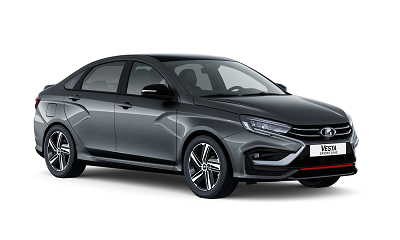 Lada Vesta Sportline Серебристо-темно-серый 