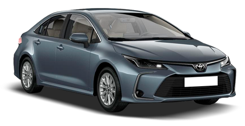 Toyota Corolla Серо-голубой металлик