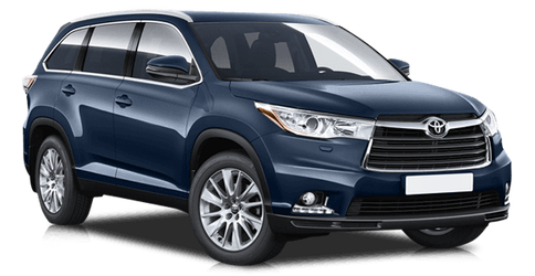 Toyota Highlander Серо-голубой металлик