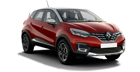 Renault Kaptur Красный металлик с серебристой крышей ROUGE FUSION + GRIS PLATINE