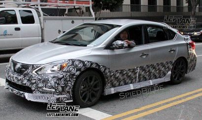Nissan проводит испытания спортивной версии седана Sentra