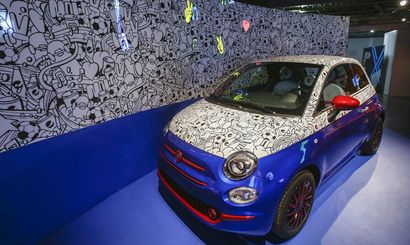 Fiat 500 оформили в стиле Pepsi