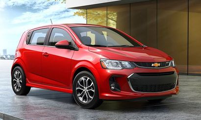 Американская версия Chevrolet Aveo пережила рестайлинг