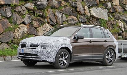Skoda Yeti нового поколения «засветился» на тестах