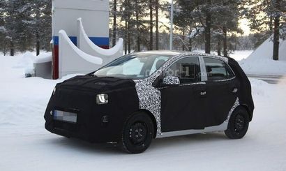 Kia Motors не прекращает тестировать Picanto 2017
