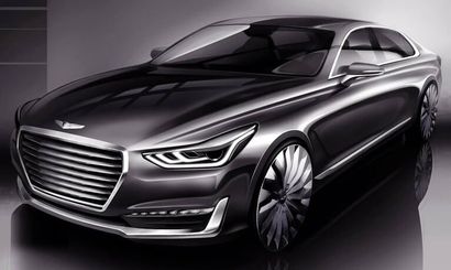 Hyundai о  новой флагманской модели Genesis G90