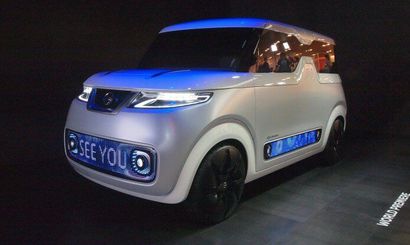 Концептуальный автомобиль "Teatro for Days" от Ниссан представили в Токио.