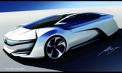 Рассекречен новый электрокар NissanIDS concept с автономным управлением.