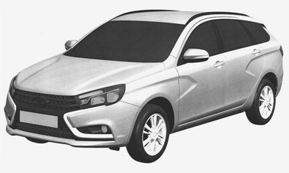 В Сеть «утекли» изображения универсала Lada Vesta