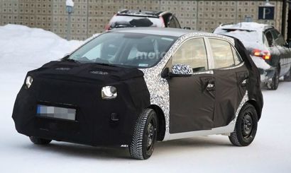 Новый Kia Picanto заметили на зимних тестах