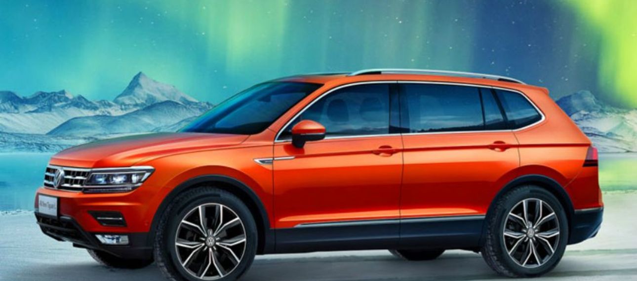 Удлиненный Volkswagen Tiguan готовится к дебюту в США