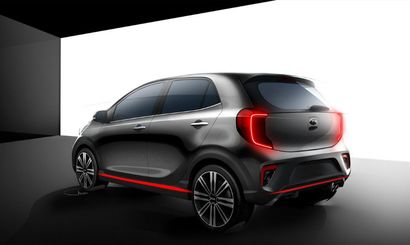 Kia рассекретила внешность Picanto 2017