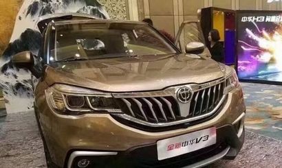 К дебюту готовится обновленный кроссовер Brilliance V3