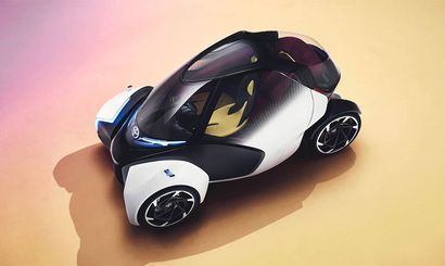 Toyota презентовала в Женеве 3-колесный автомобиль будущего