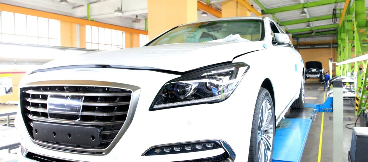 В России начали выпускать новый премиум-седан Hyundai Genesis G80