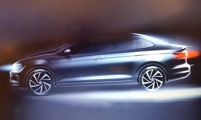 В Сети «засветился» седан VW Polo поколения next