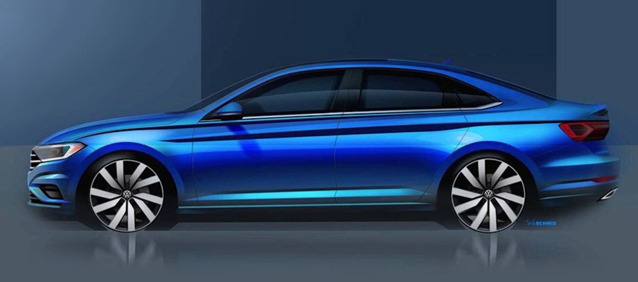 В Сети появилось первое фото новой Volkswagen Jetta